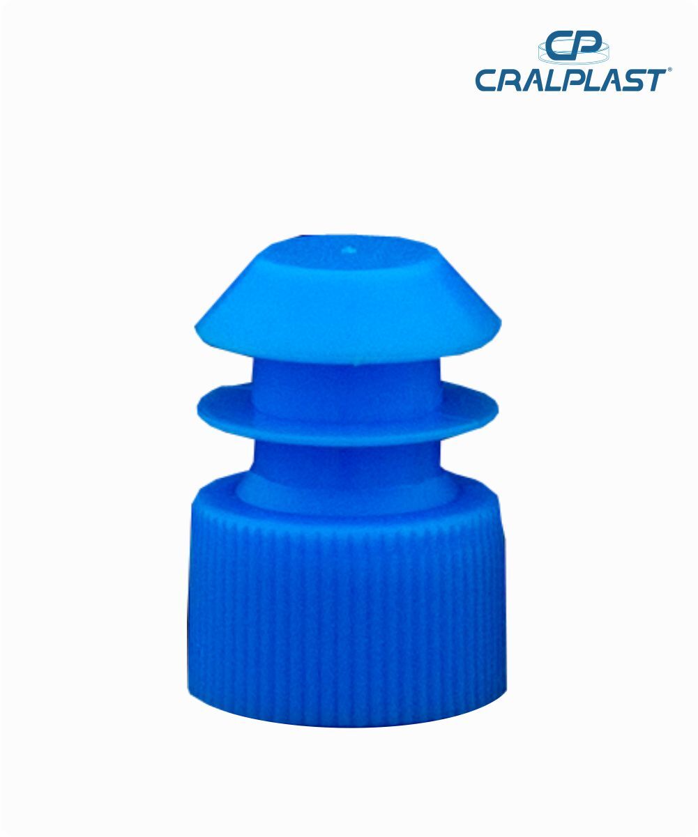 Tampa  para tubos diâmetro 15/16mm azul